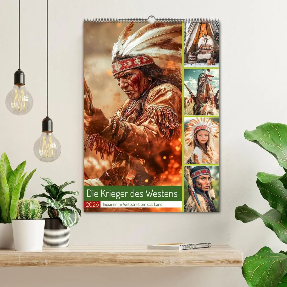 Bild: 9783457278093 | Die Krieger des Westens (Wandkalender 2026 DIN A2 hoch), CALVENDO...