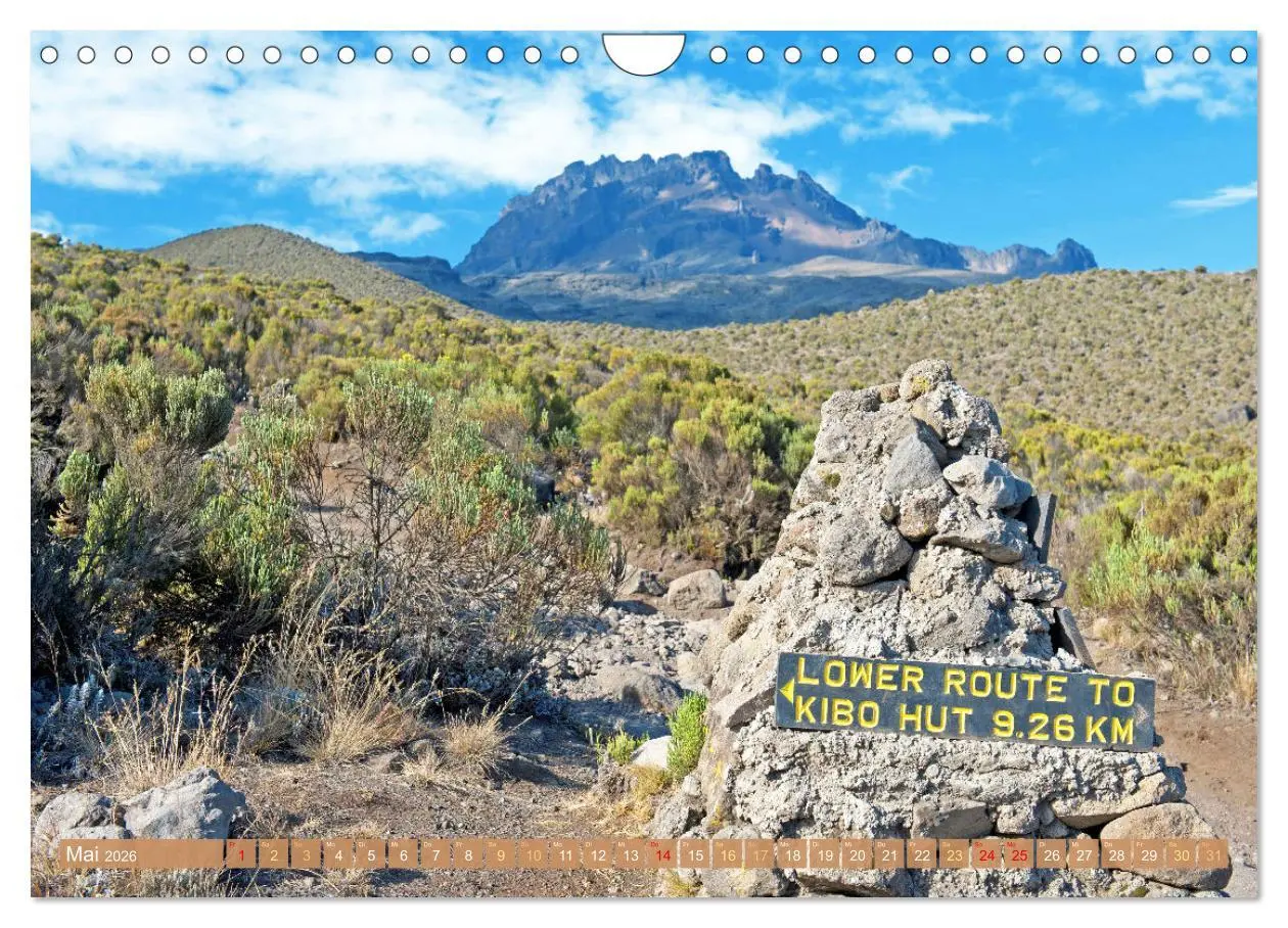 Bild: 9783457348093 | Entdeckungen am Kilimandscharo (Wandkalender 2026 DIN A4 quer),...