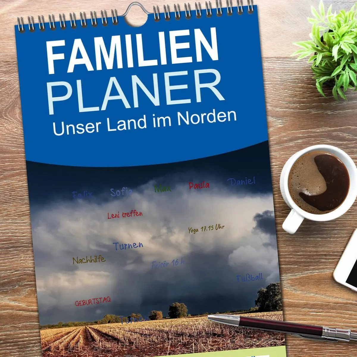 Bild: 9783516508093 | Familienplaner 2026 - Unser Land im Norden mit 5 Spalten...