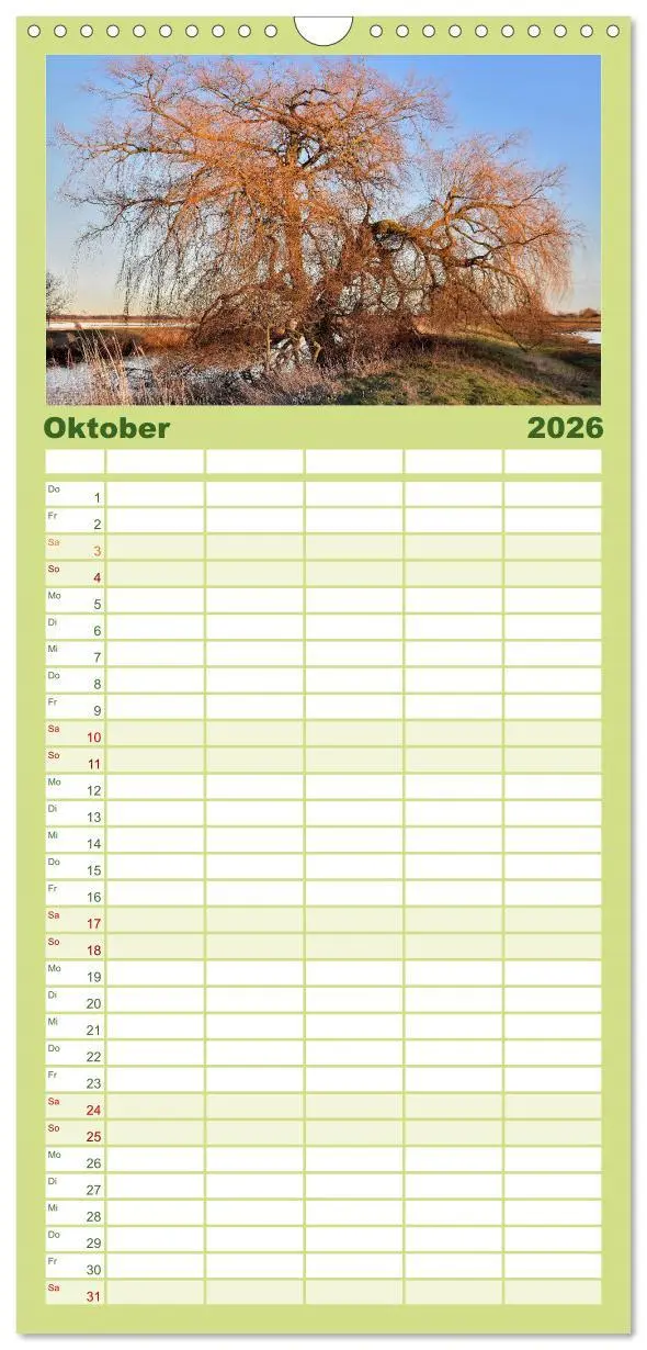 Bild: 9783516508093 | Familienplaner 2026 - Unser Land im Norden mit 5 Spalten...