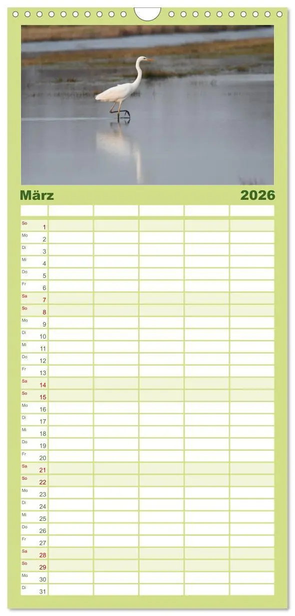 Bild: 9783516508093 | Familienplaner 2026 - Unser Land im Norden mit 5 Spalten...