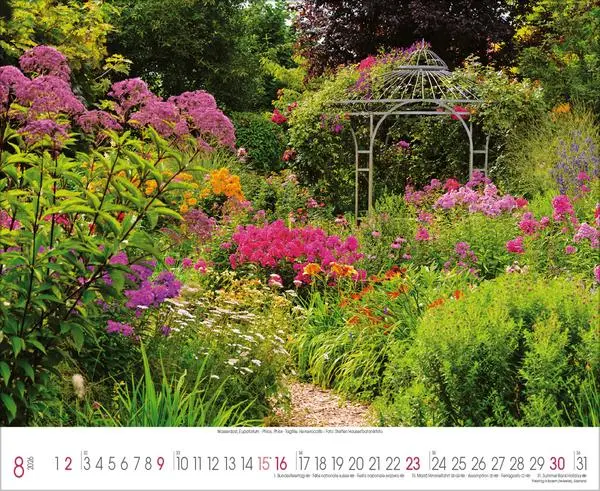 Bild: 9783731888093 | Traumhafte Gärten 2026 | Verlag Korsch | Kalender | 14 S. | Deutsch