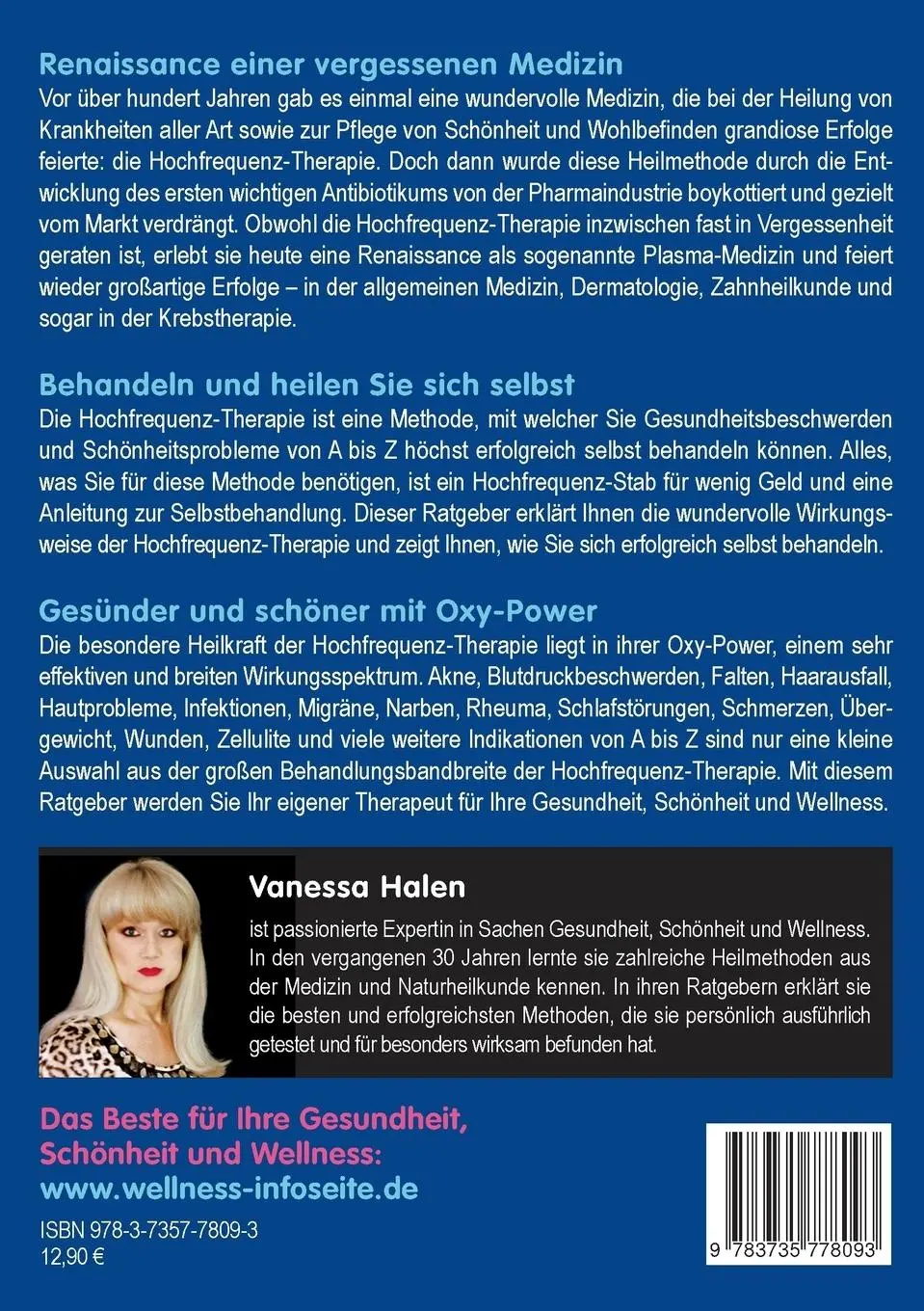 Rückseite: 9783735778093 | Die Oxy Wunder Medizin | Vanessa Halen | Taschenbuch | 96 S. | Deutsch
