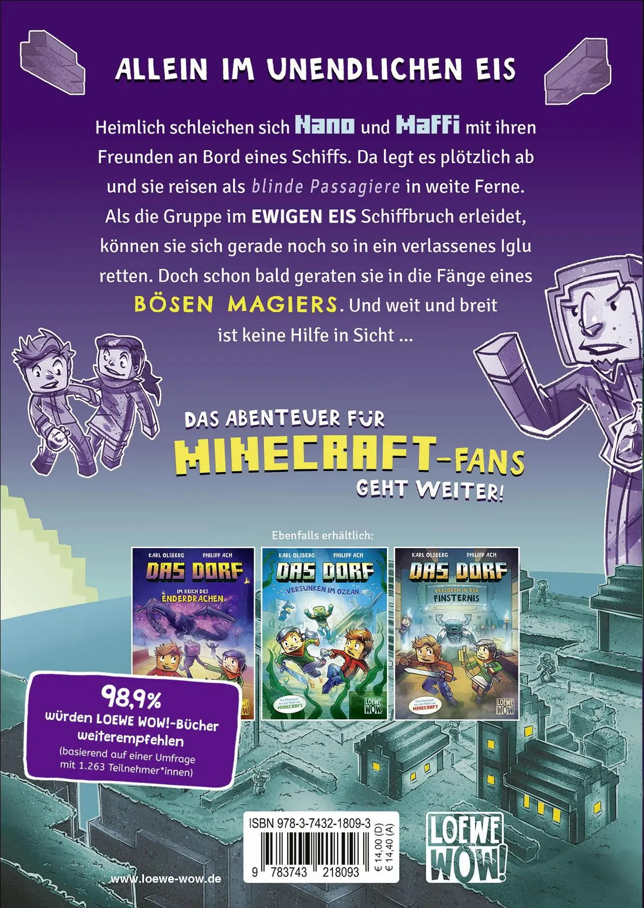 Rückseite: 9783743218093 | Das Dorf (Band 7) - Im Verlies des Magiers | Karl Olsberg | Buch