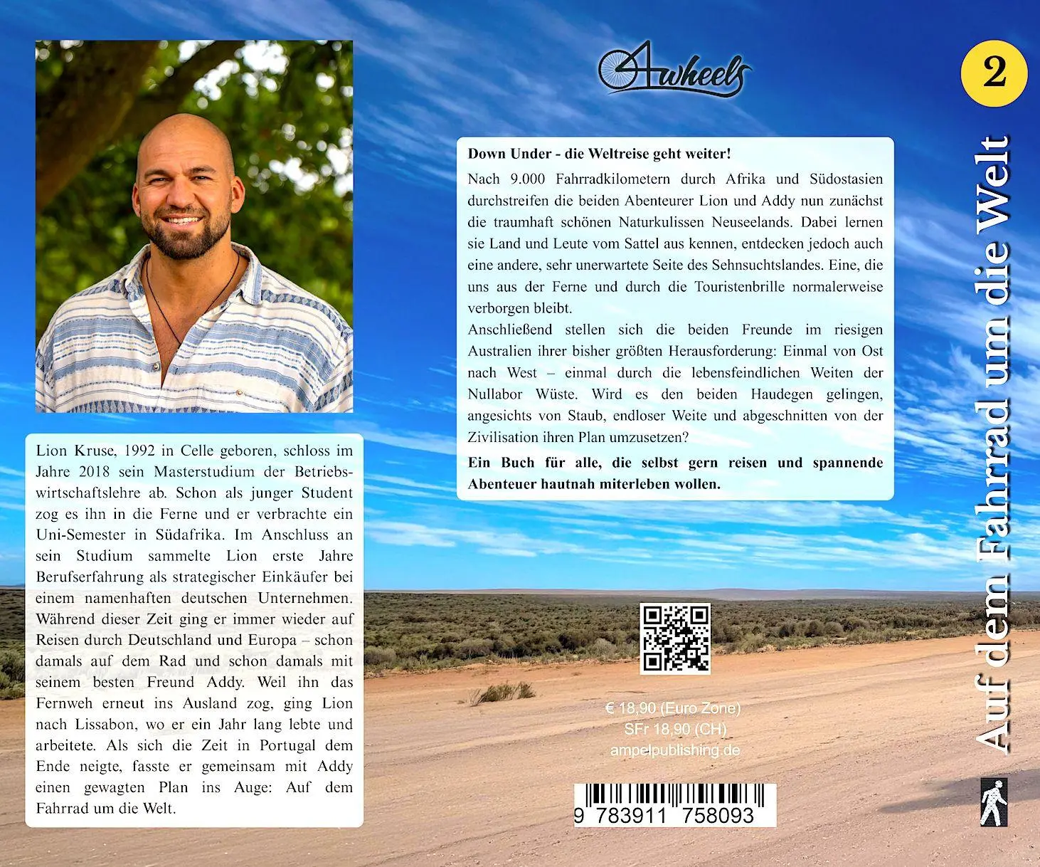 Bild: 9783911758093 | 4wheels - Auf dem Fahrrad um die Welt | Neuseeland + Australien | Buch