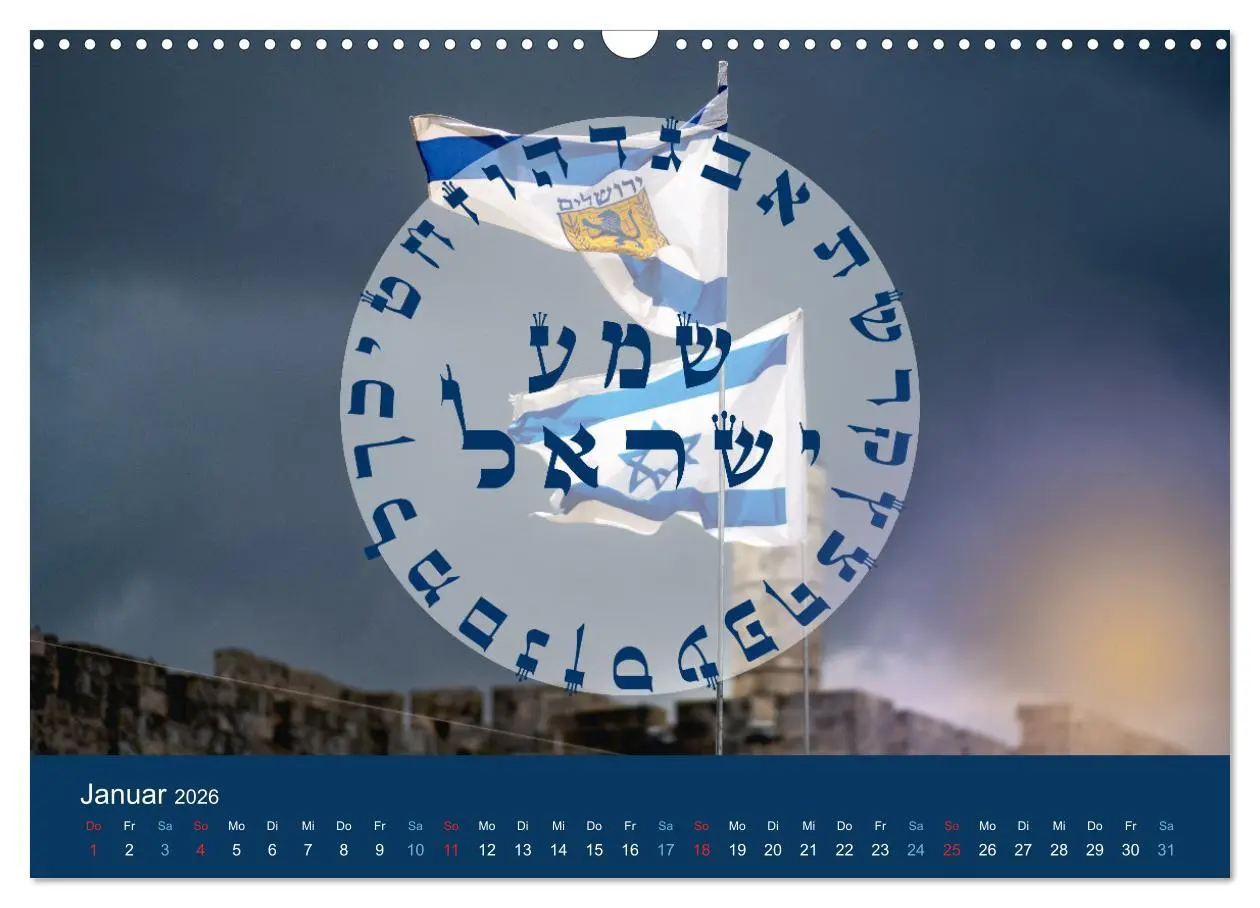 Bild: 9783457578193 | Geliebtes Jerusalem (Wandkalender 2026 DIN A3 quer), CALVENDO...