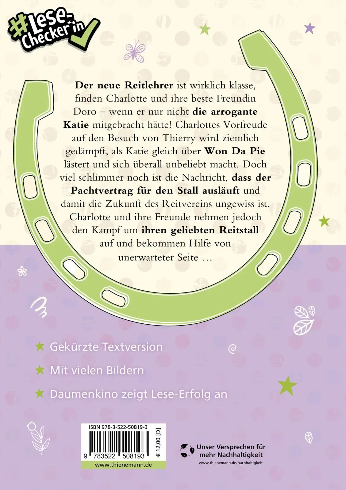 Rückseite: 9783522508193 | Charlottes Traumpferd 3: Ein unerwarteter Besucher | Nele Neuhaus