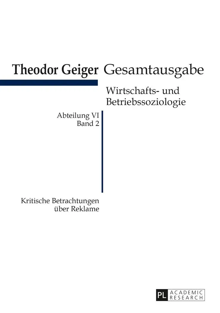 Cover: 9783631648193 | Kritische Betrachtungen über Reklame | Klaus Rodax | Taschenbuch
