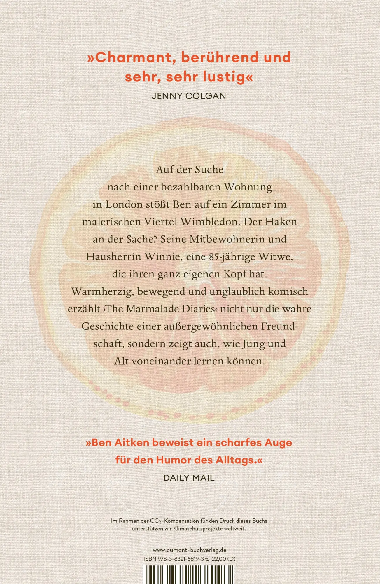 Rückseite: 9783832168193 | The Marmalade Diaries | Ben Aitken | Buch | 352 S. | Deutsch | 2023