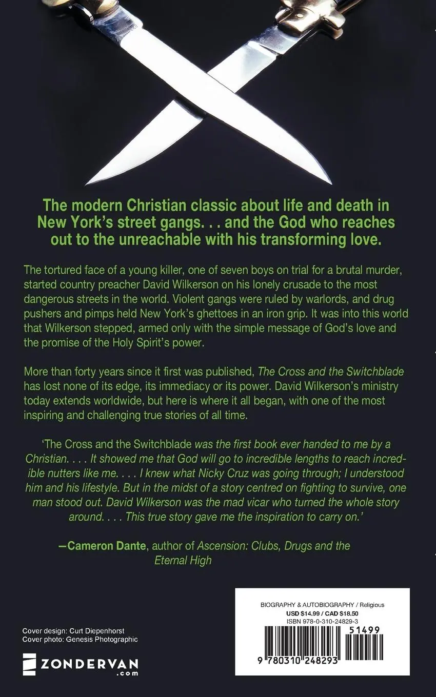 Rückseite: 9780310248293 | The Cross and the Switchblade | David Wilkerson | Taschenbuch | 2002