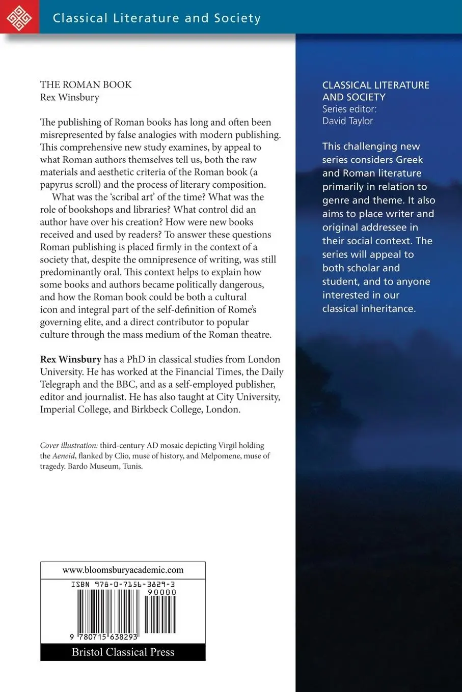 Rückseite: 9780715638293 | The Roman Book | Books, Publishing and Performance in Classical Rome