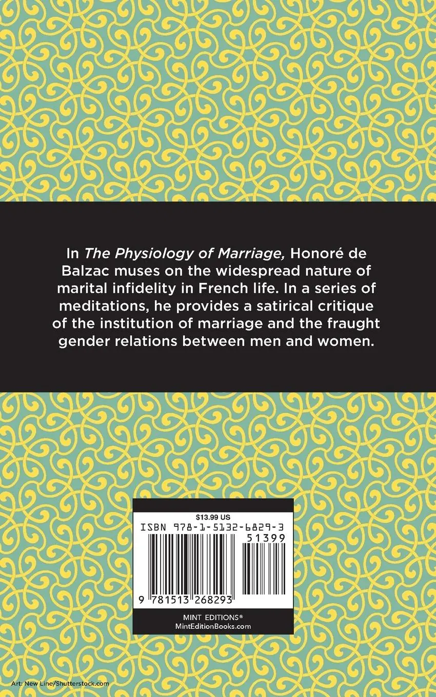 Rückseite: 9781513268293 | The Physiology of Marriage | Honoré de Balzac | Taschenbuch | Englisch