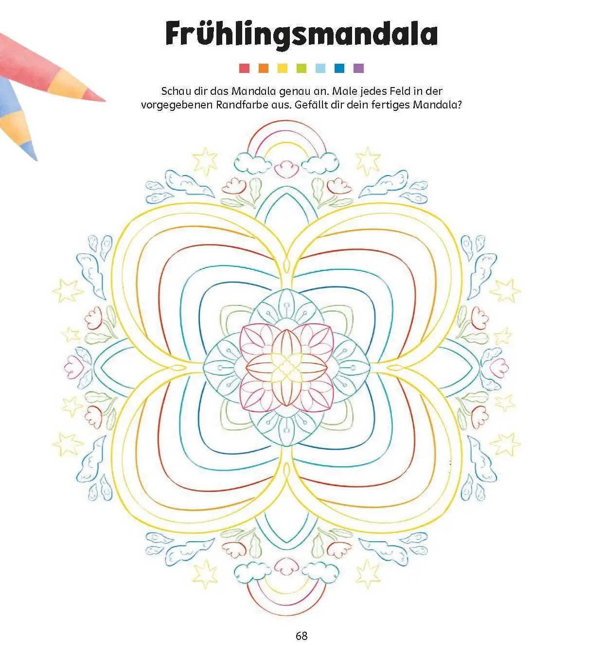 Bild: 9783129498293 | QUID+ 50 Mandalas | für Kinder von 3-6 Jahren mit Eltern-Guide | Buch