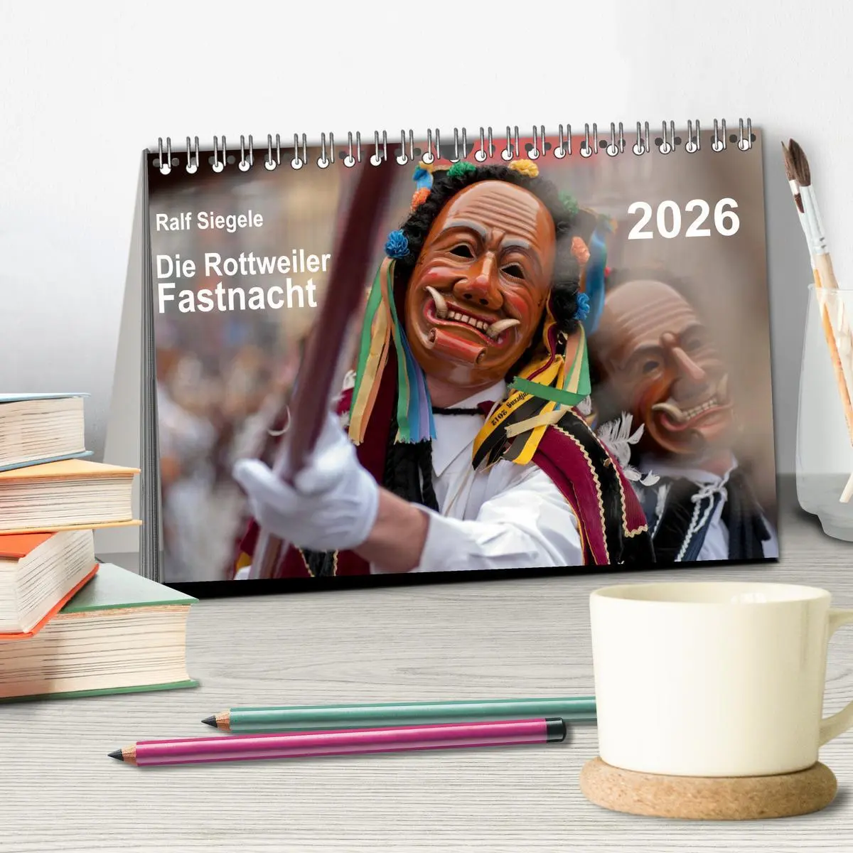 Bild: 9783457708293 | Die Rottweiler Fastnacht (Tischkalender 2026 DIN A5 quer), CALVENDO...