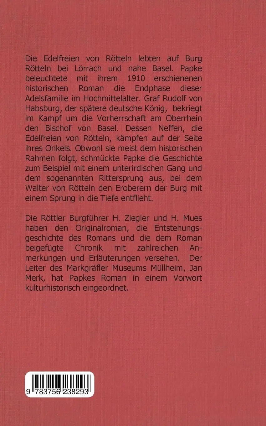 Rückseite: 9783756238293 | Die Letzten von Rötteln | Käthe Papke (u. a.) | Taschenbuch | 282 S.