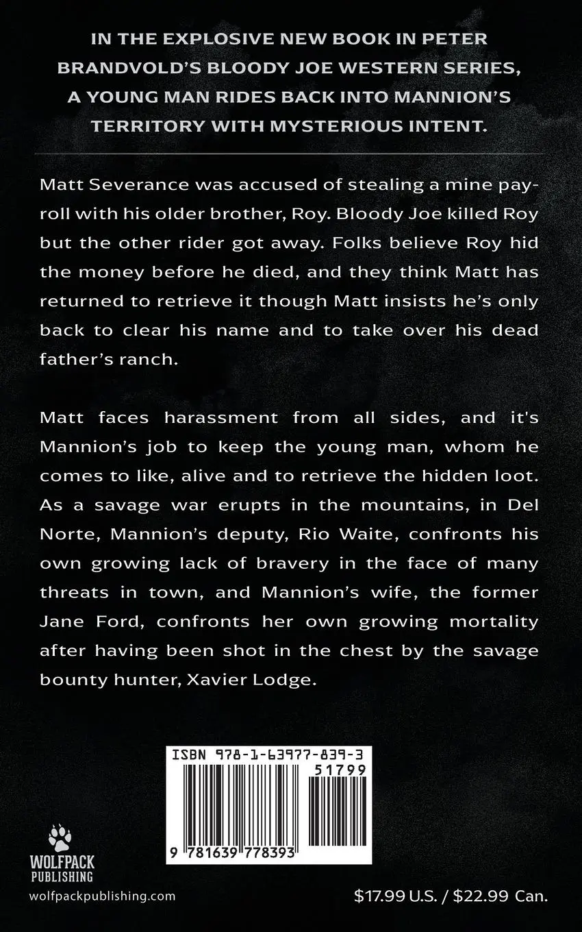 Rückseite: 9781639778393 | Drawn and Quartered | Classic Western Series | Peter Brandvold | Buch