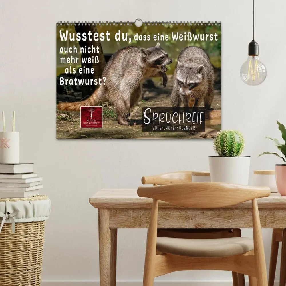 Bild: 9783435088393 | Spruchreif - Gute-Laune-Kalender (Wandkalender 2025 DIN A3 quer),...