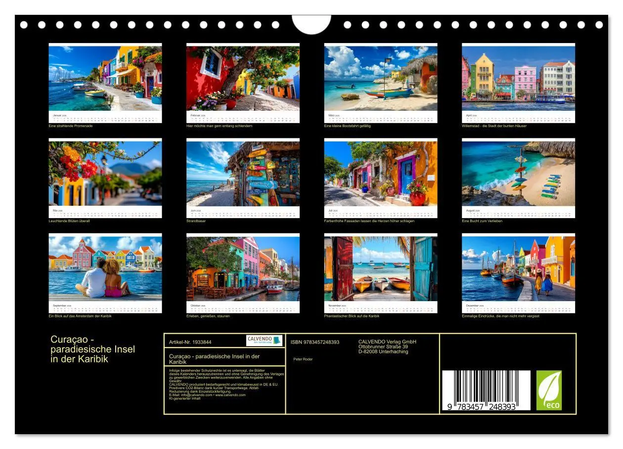 Bild: 9783457248393 | Curaçao - paradiesische Insel in der Karibik (Wandkalender 2026 DIN...