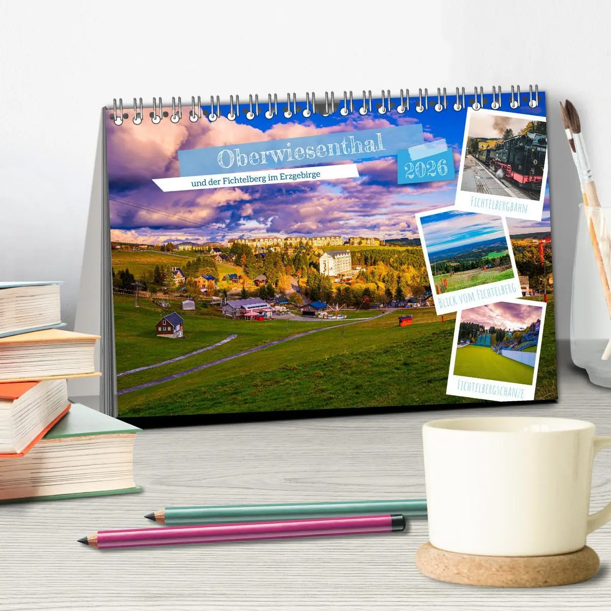 Bild: 9783457488393 | Oberwiesenthal und der Fichtelberg im Erzgebirge (Tischkalender...