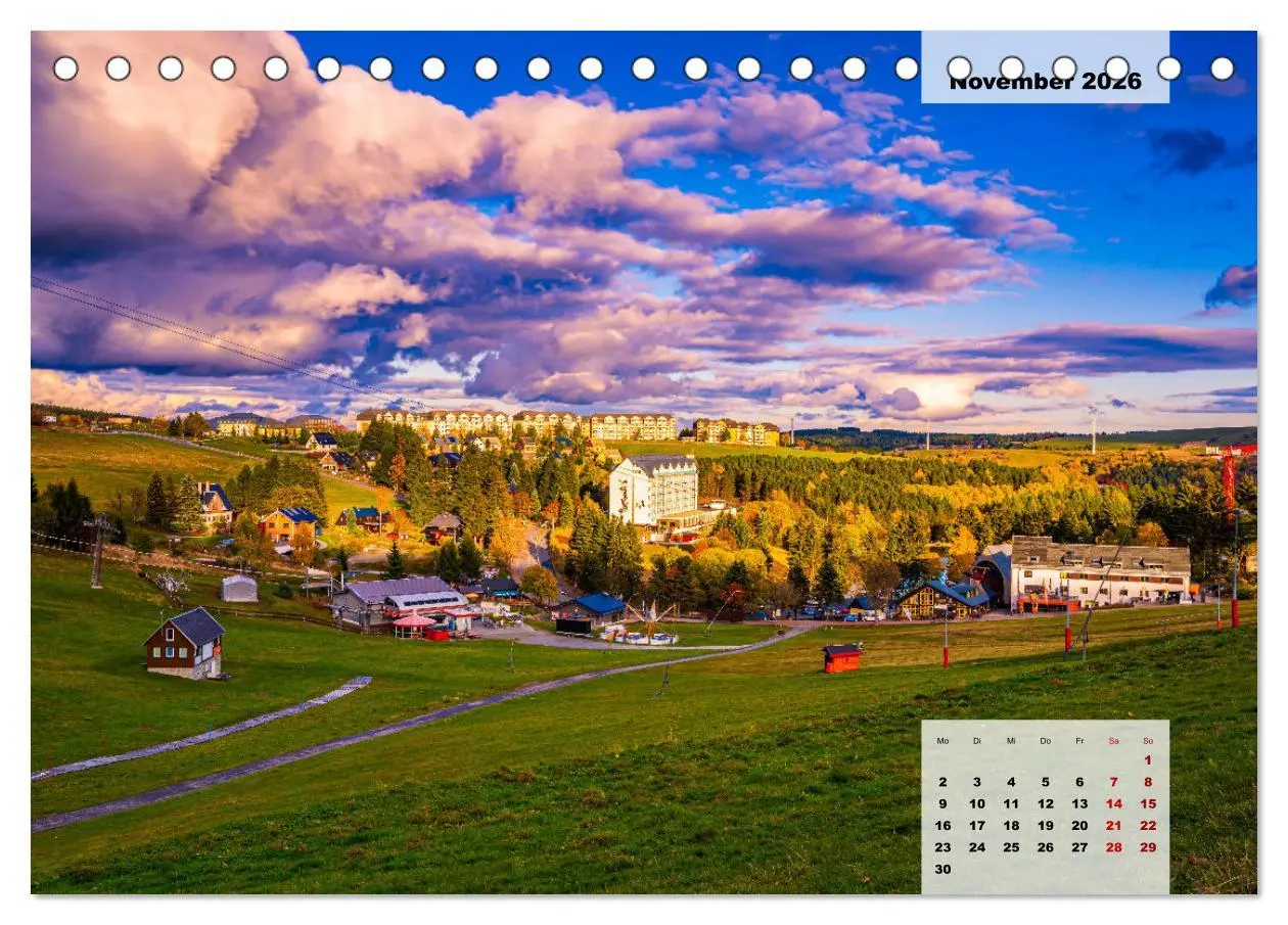 Bild: 9783457488393 | Oberwiesenthal und der Fichtelberg im Erzgebirge (Tischkalender...