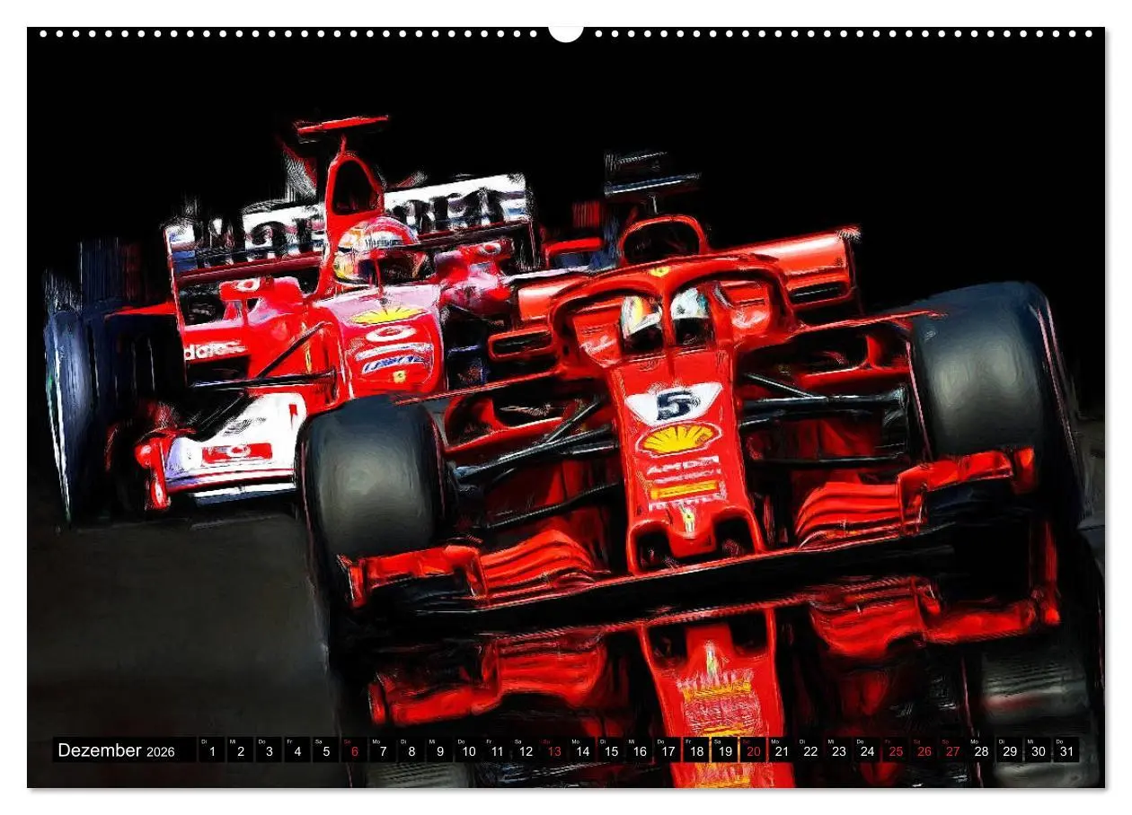 Bild: 9783457798393 | Deutsche in der Formel 1 (Wandkalender 2026 DIN A2 quer), CALVENDO...