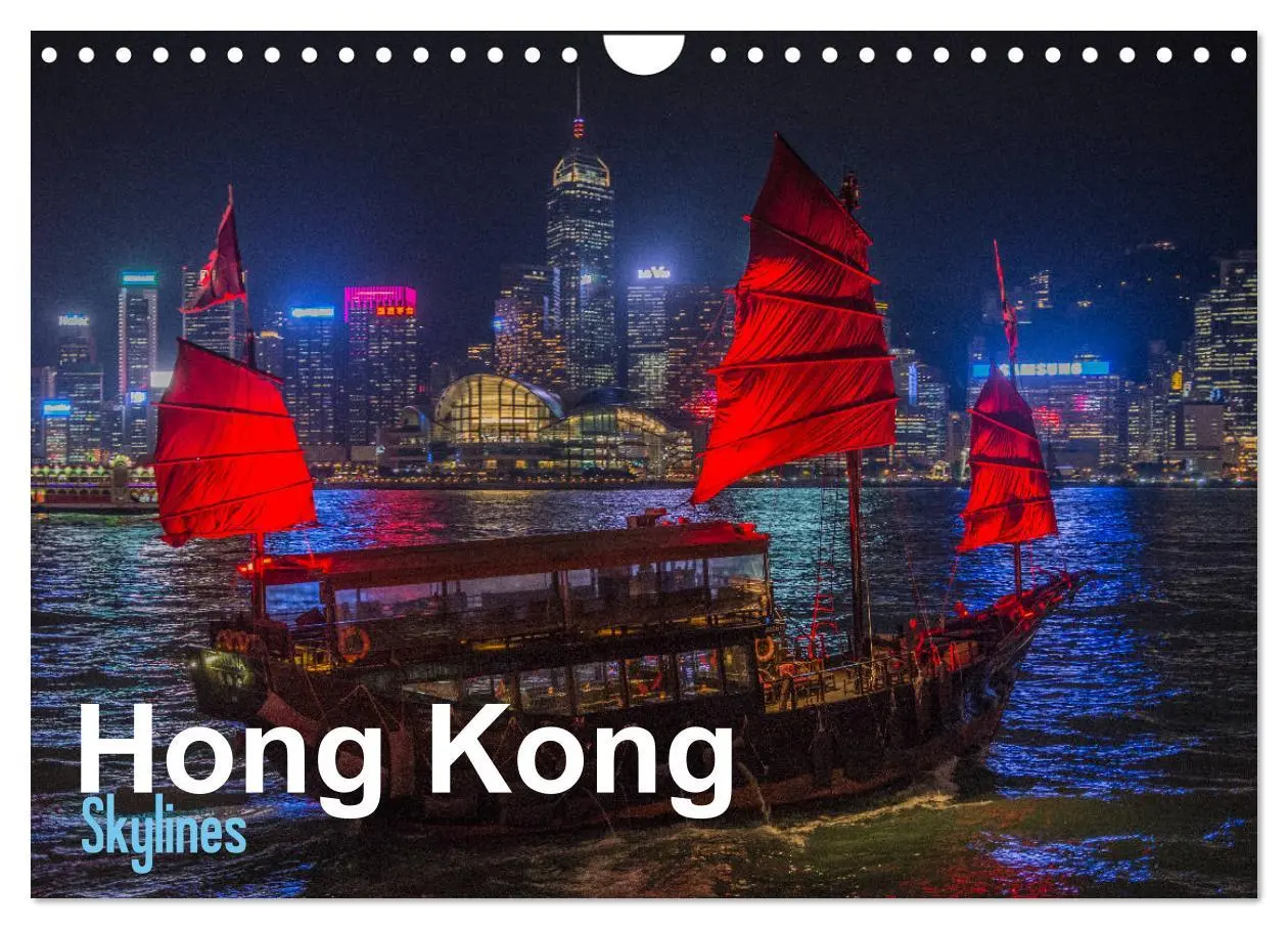 Cover: 9783457868393 | Hong Kong - Skylines (Wandkalender 2026 DIN A4 quer), CALVENDO...