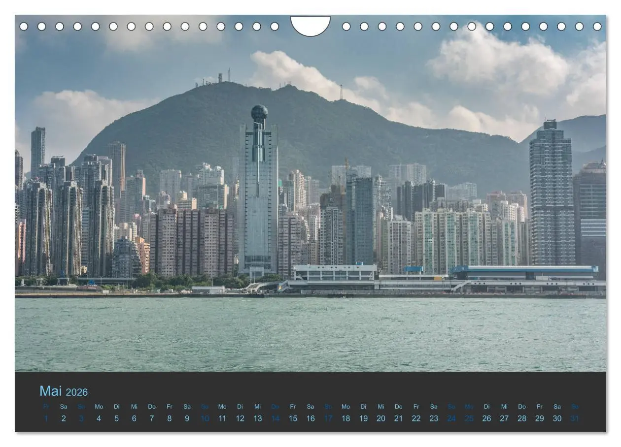 Bild: 9783457868393 | Hong Kong - Skylines (Wandkalender 2026 DIN A4 quer), CALVENDO...