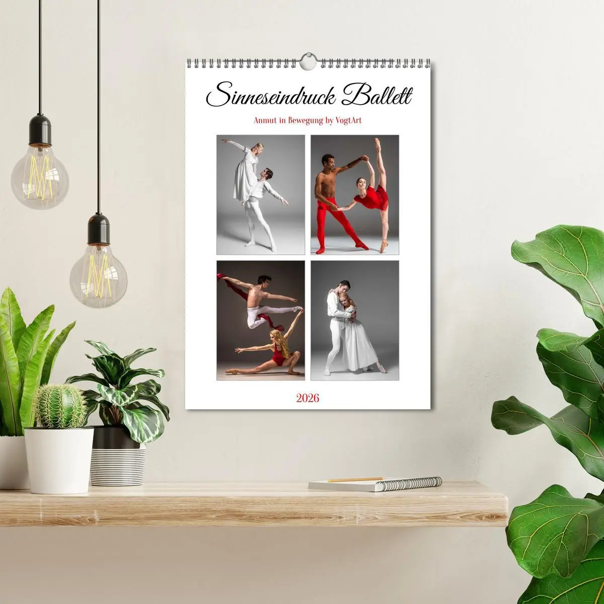 Bild: 9783516338393 | Sinneseindruck Ballett (Wandkalender 2026 DIN A3 hoch), CALVENDO...