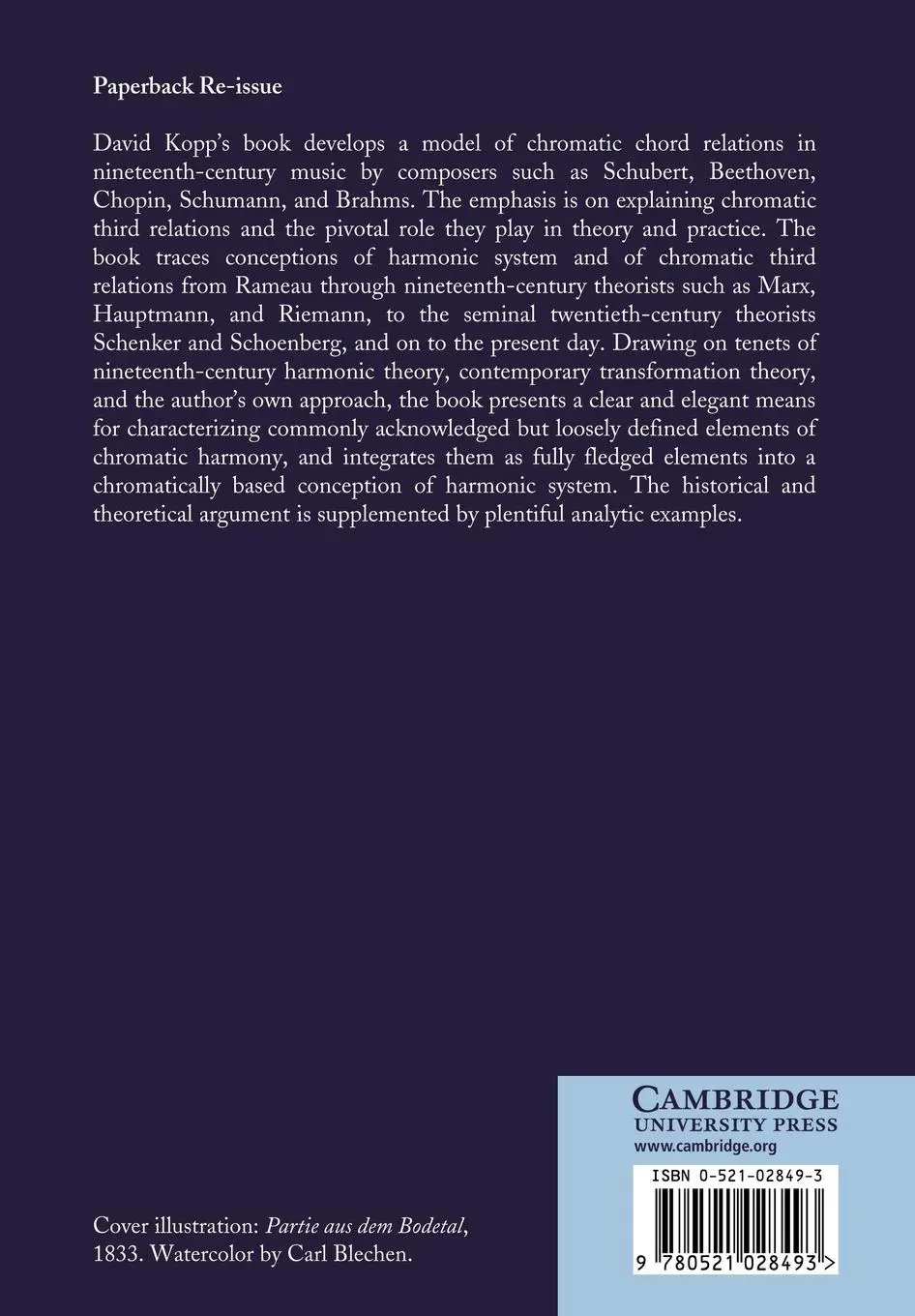 Rückseite: 9780521028493 | Chromatic Transformations in Nineteenth-Century Music | David Kopp
