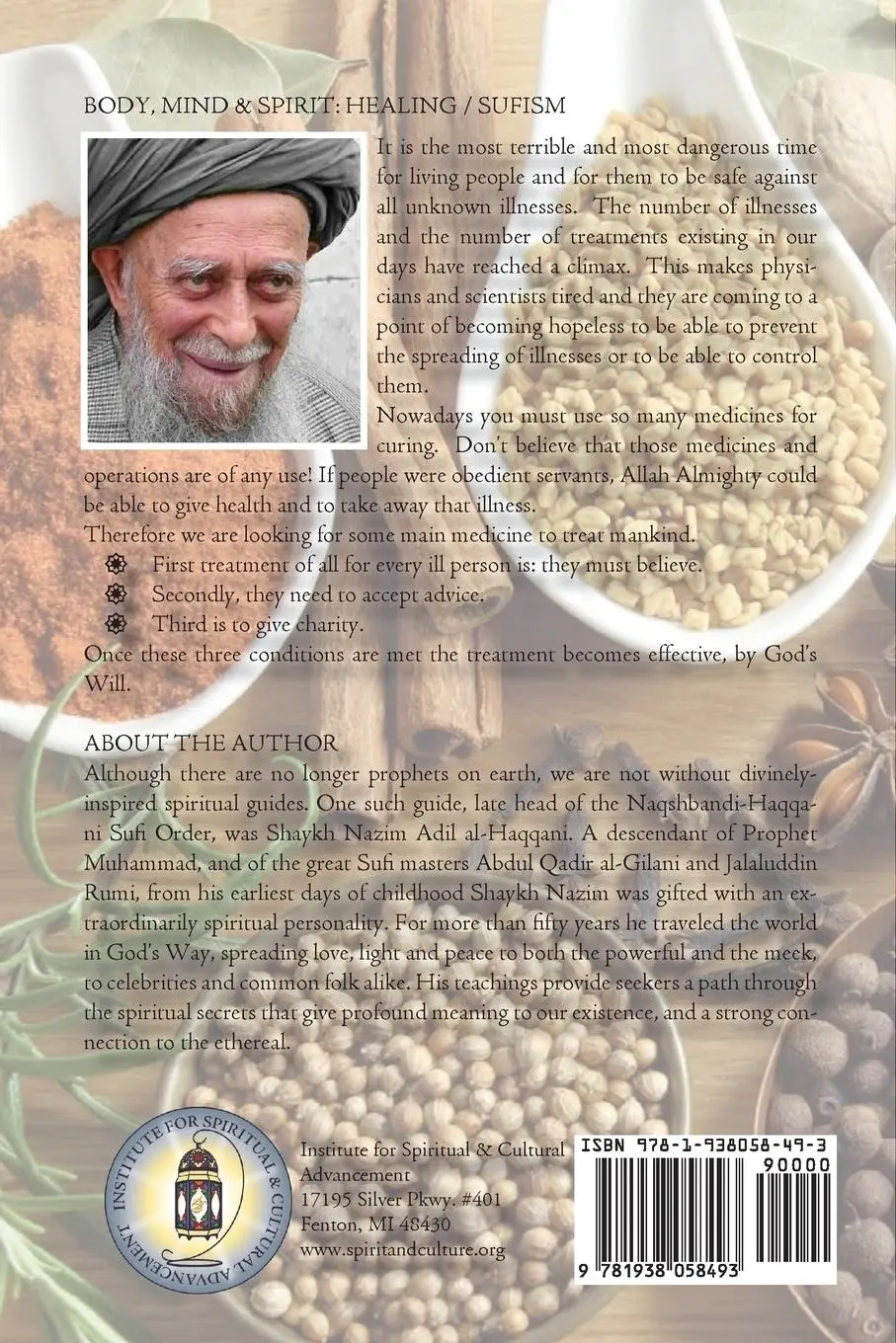 Rückseite: 9781938058493 | Natural Medicine | Prophetic Medicine - Cure for All Ills | Al-Haqqani