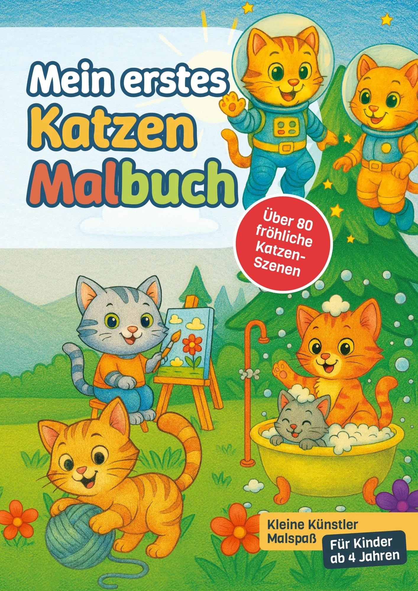 Cover: 9783769328493 | Mein erstes Katzen-Malbuch | Svantje A. Lund | Taschenbuch | 86 S.