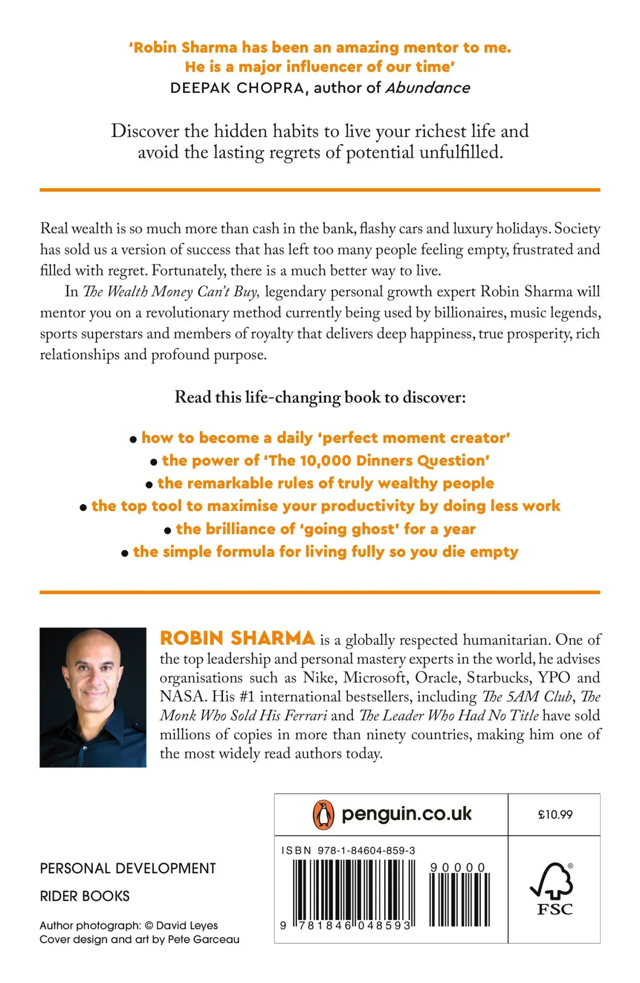 Rückseite: 9781846048593 | The Wealth Money Can't Buy | Robin Sharma | Taschenbuch | Englisch