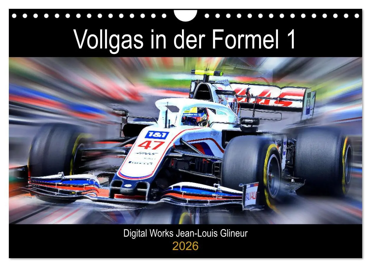 Cover: 9783457608593 | Vollgas in der Formel 1 (Wandkalender 2026 DIN A4 quer), CALVENDO...