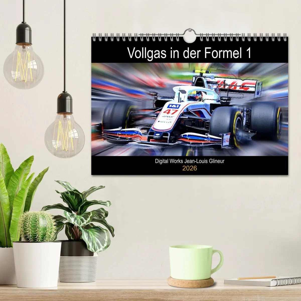 Bild: 9783457608593 | Vollgas in der Formel 1 (Wandkalender 2026 DIN A4 quer), CALVENDO...