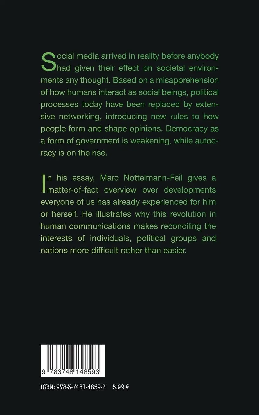 Rückseite: 9783748148593 | Stress Test for Democracy | How Social Media Undermine Social Peace