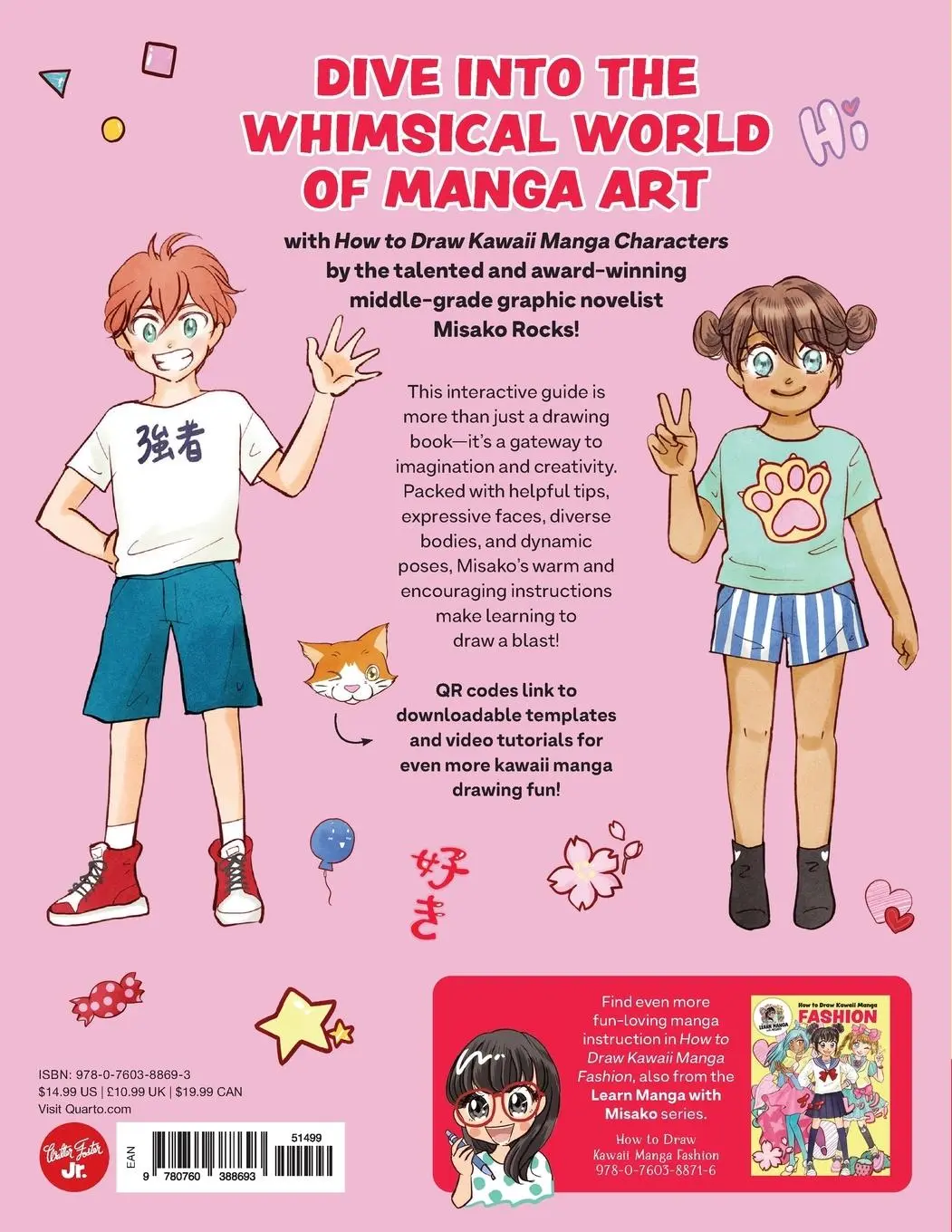 Rückseite: 9780760388693 | How to Draw Kawaii Manga Characters | Misako Misako Rocks! | Buch