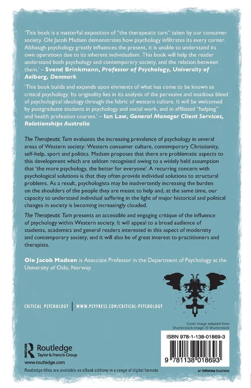 Rückseite: 9781138018693 | The Therapeutic Turn | How psychology altered Western culture | Madsen