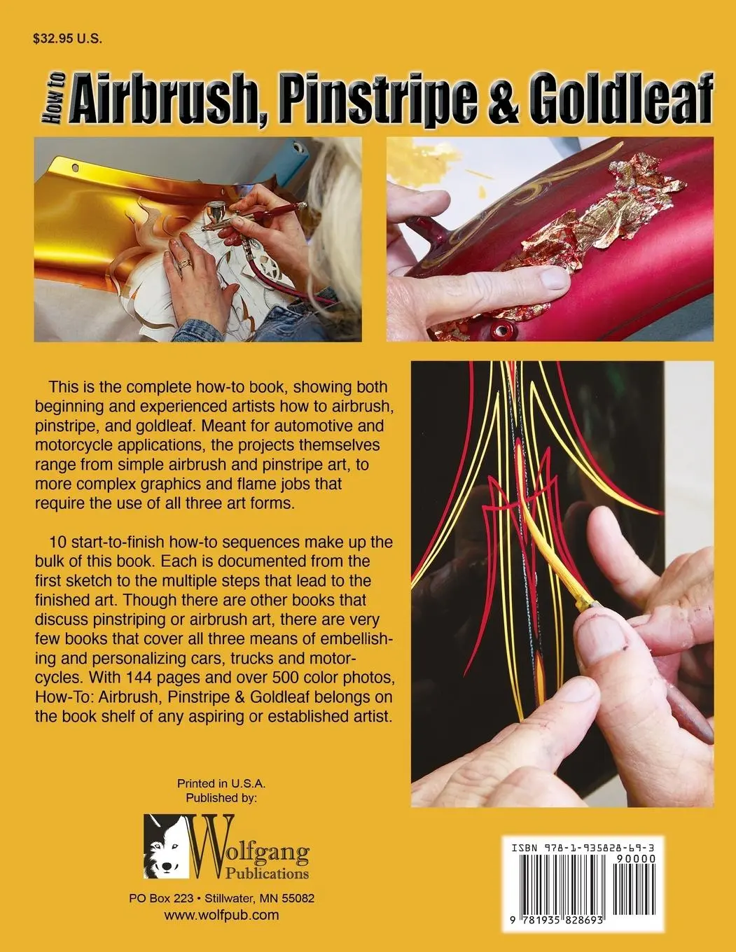 Rückseite: 9781935828693 | How-To Airbrush, Pinstripe &amp; Goldleaf | Timothy Remus | Taschenbuch