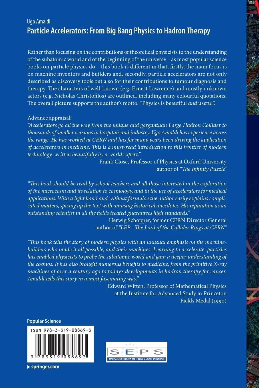 Rückseite: 9783319088693 | Particle Accelerators: From Big Bang Physics to Hadron Therapy | Buch