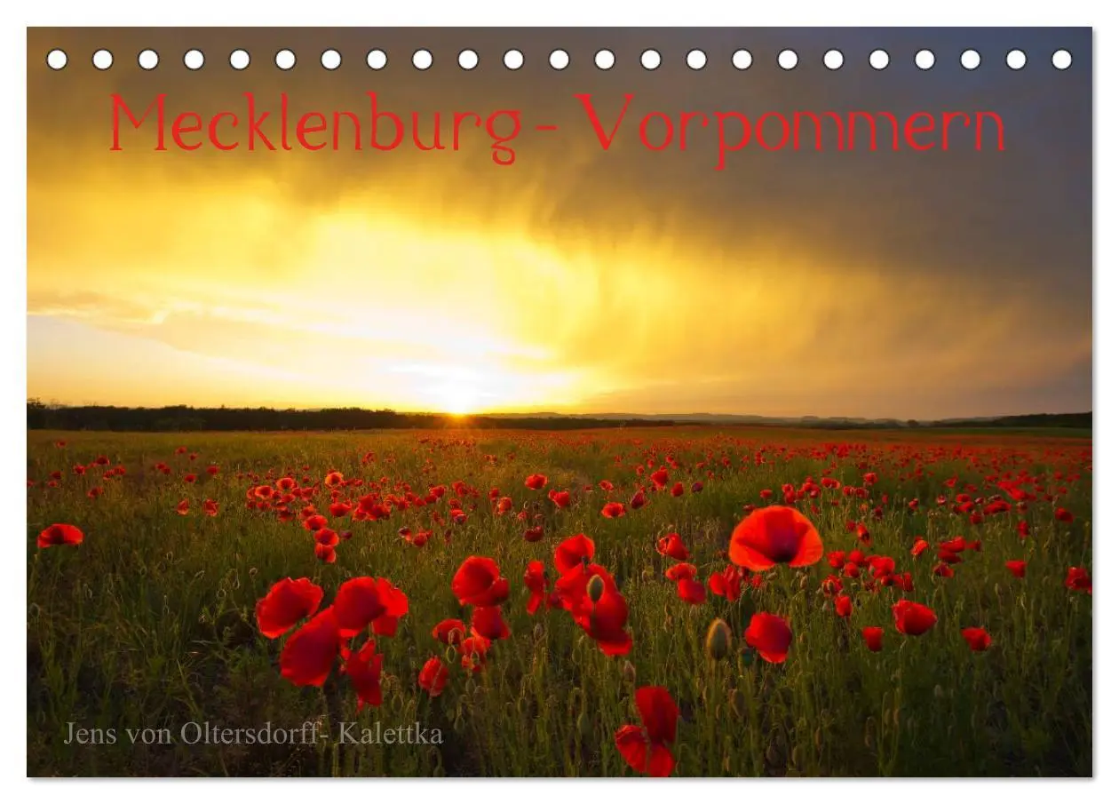 Cover: 9783516098693 | Mecklenburg - Vorpommern (Tischkalender 2026 DIN A5 quer), CALVENDO...