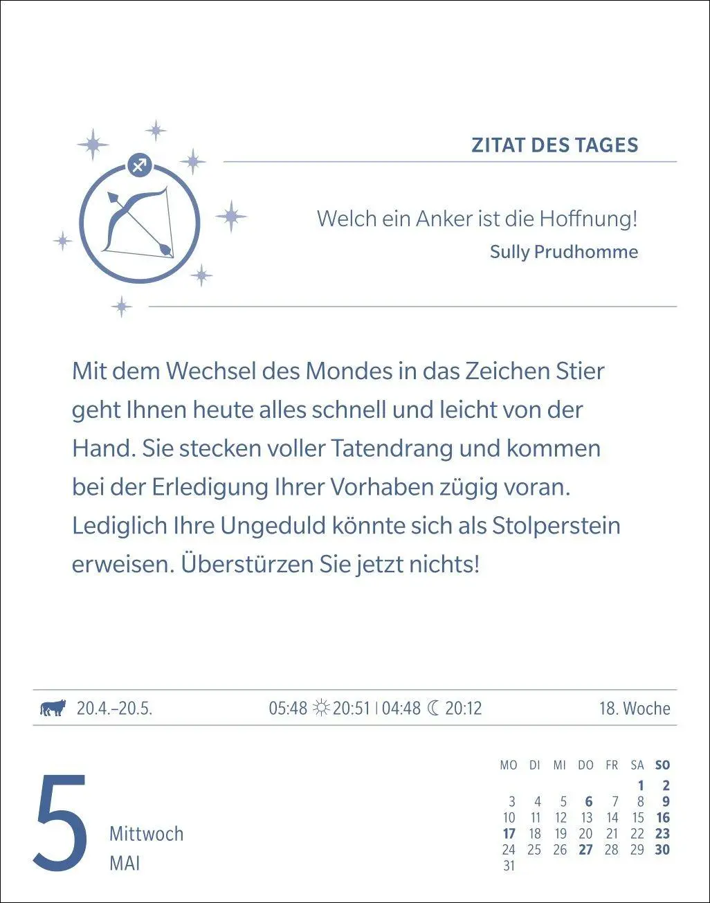 Bild: 9783840038693 | Schütze Sternzeichenkalender 2027 - Tagesabreißkalender - Ihr...