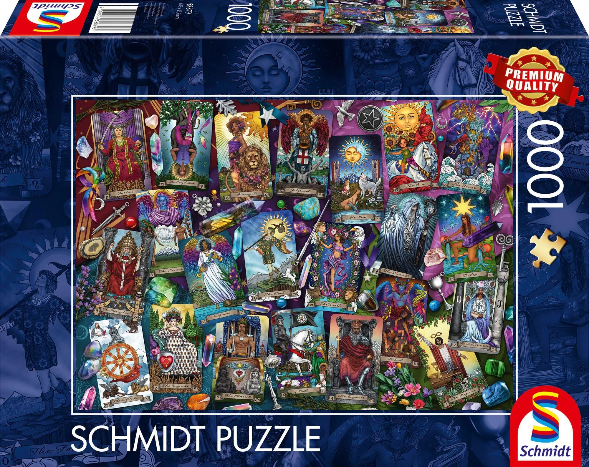 Cover: 4001504588793 | Geheimnisvolle Tarotkarten | Puzzle Standard 1000 Teile | Spiel | 2025