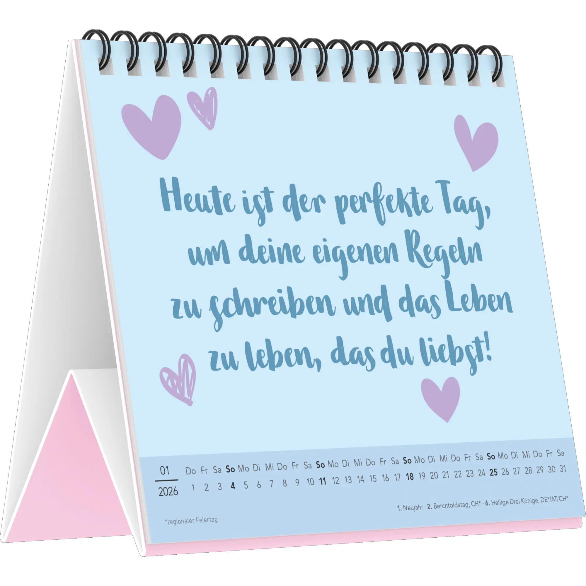 Bild: 4069095008793 | Der beste Tag in deinem Leben - Tischaufstellkalender im Format 14...
