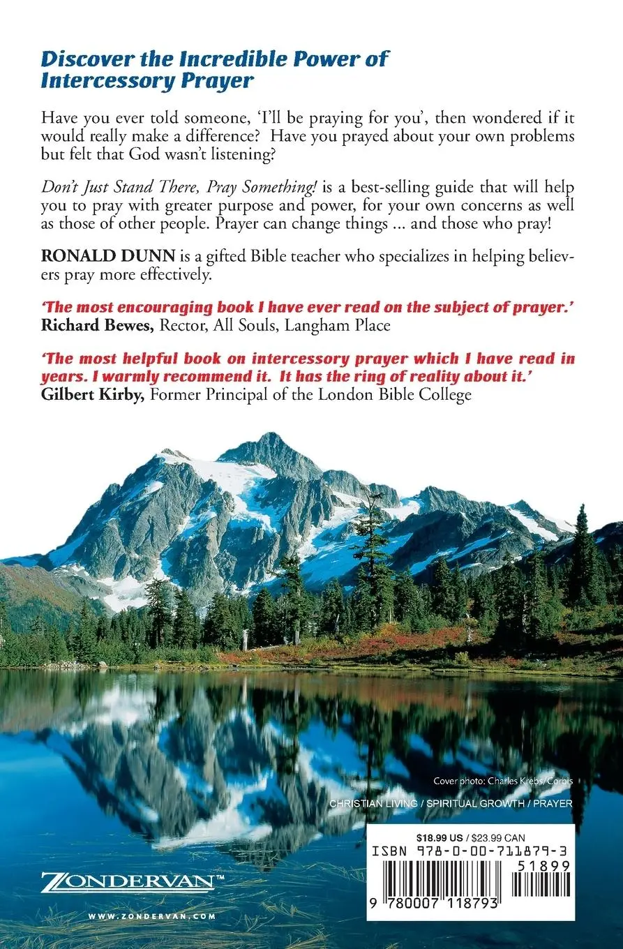 Rückseite: 9780007118793 | Don't Just Stand There, Pray Something | Ronald Dunn | Taschenbuch