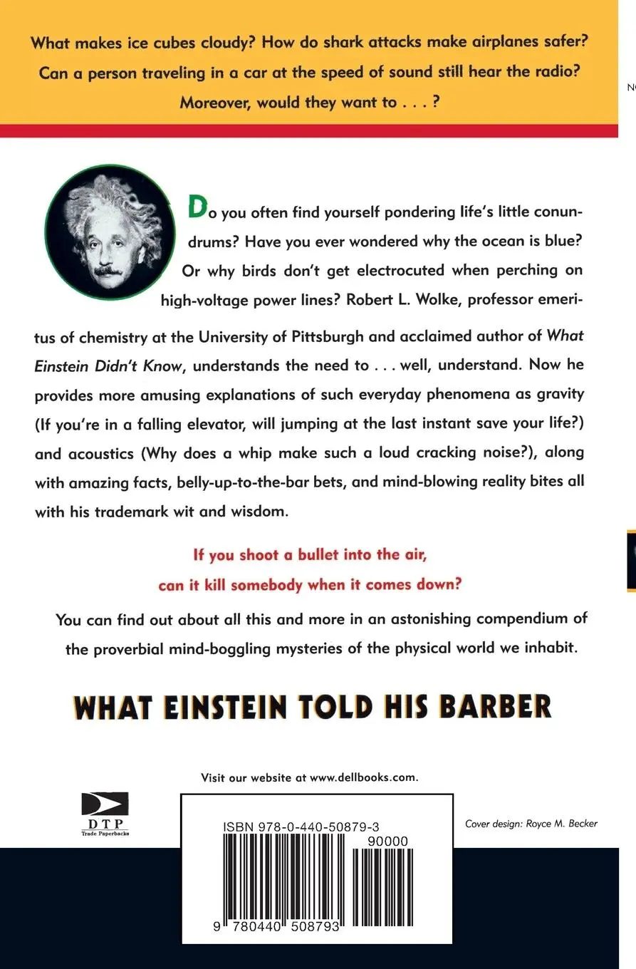 Rückseite: 9780440508793 | What Einstein Told His Barber | Robert Wolke | Taschenbuch | Englisch