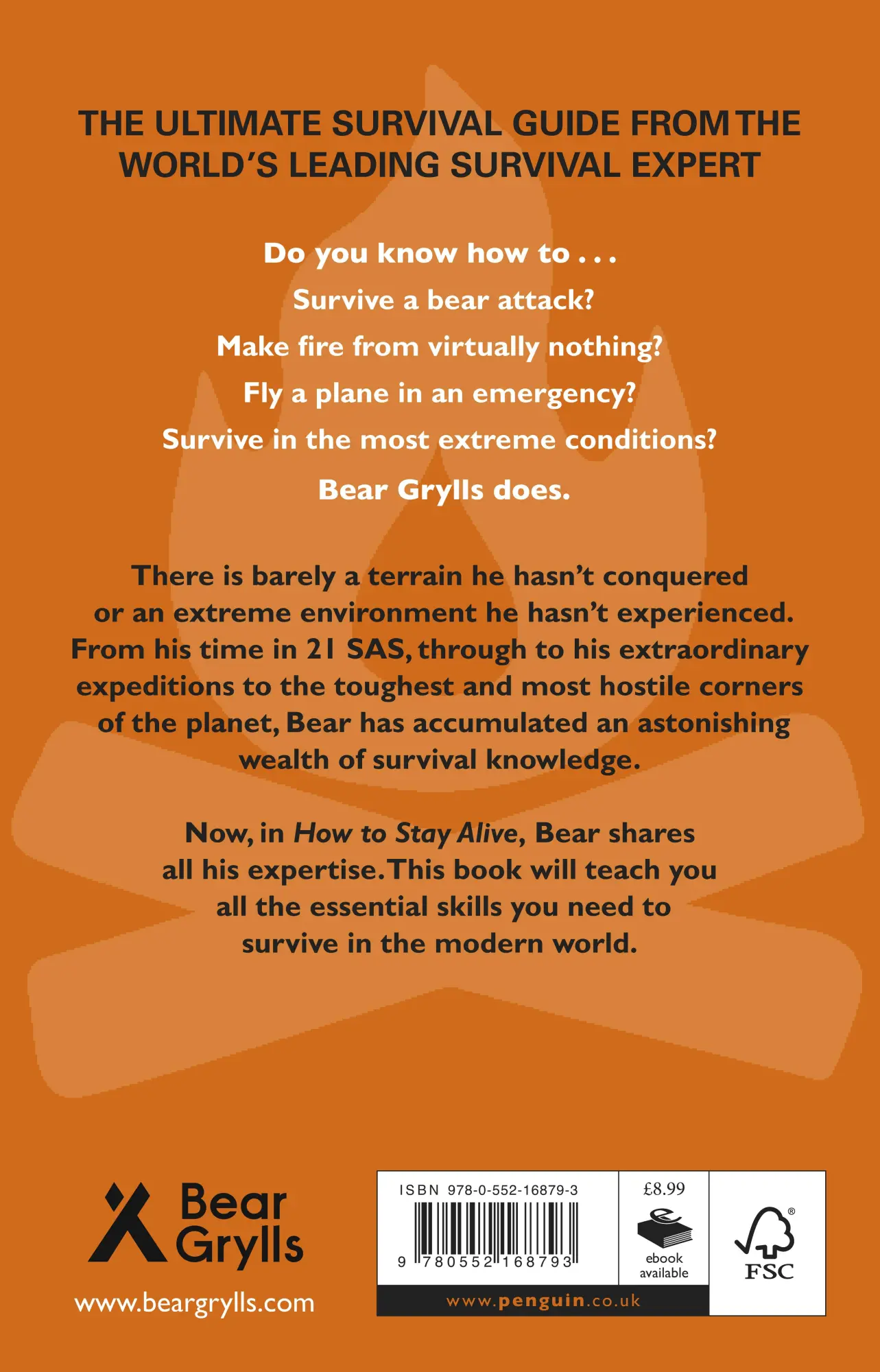 Rückseite: 9780552168793 | How to Stay Alive | The Ultimate Survival Guide for Any Situation