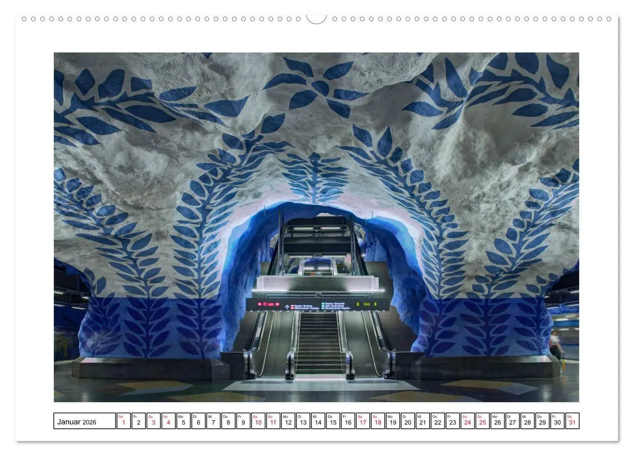 Bild: 9783457758793 | Stockholms Metrostationen - Bunte Meisterwerke im Untergrund...