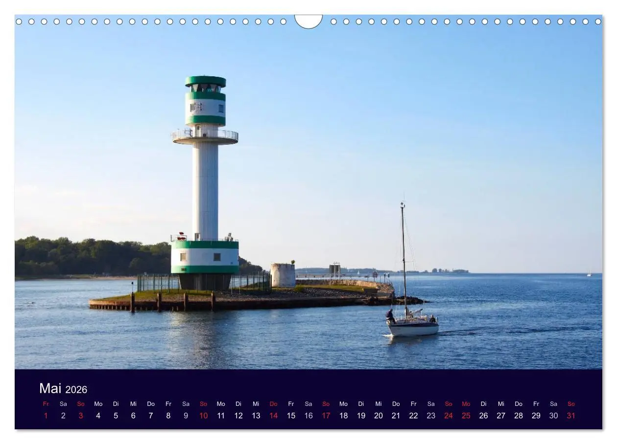 Bild: 9783516158793 | Rund um die Kieler Förde (Wandkalender 2026 DIN A3 quer), CALVENDO...
