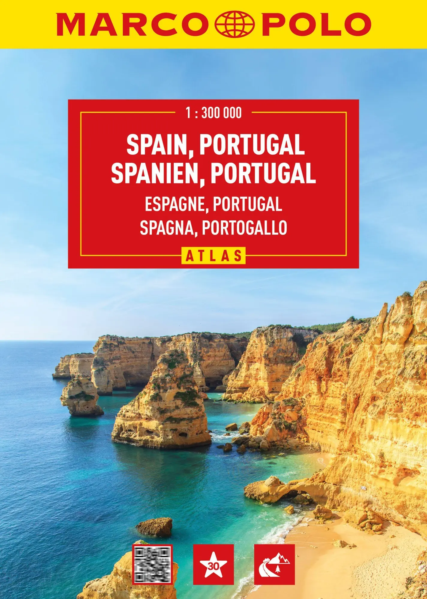 Cover: 9783575018793 | MARCO POLO Reiseatlas Spanien, Portugal 1:300.000 | Marco Polo Verlag
