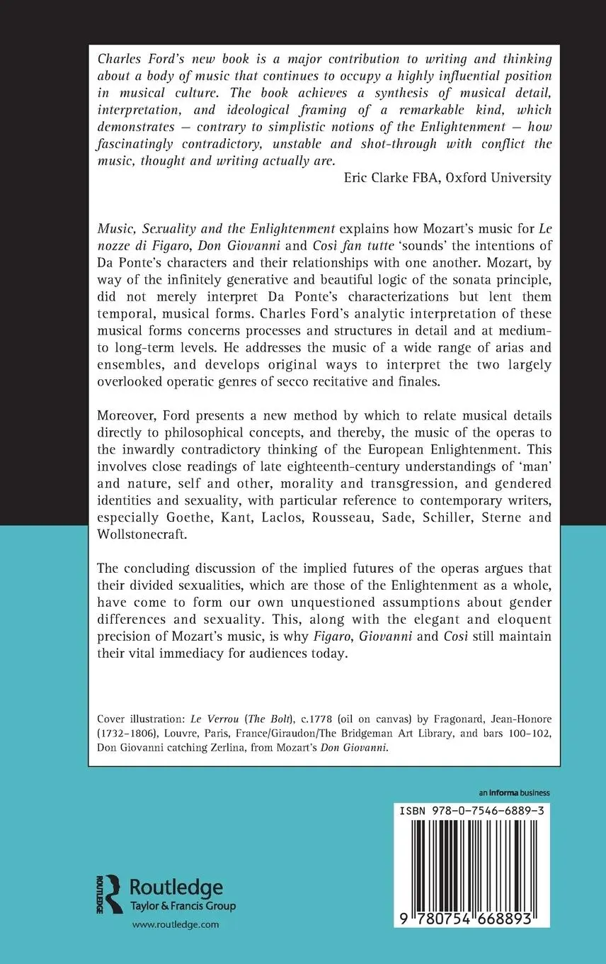 Rückseite: 9780754668893 | Music, Sexuality and the Enlightenment in Mozart's Figaro, Don...